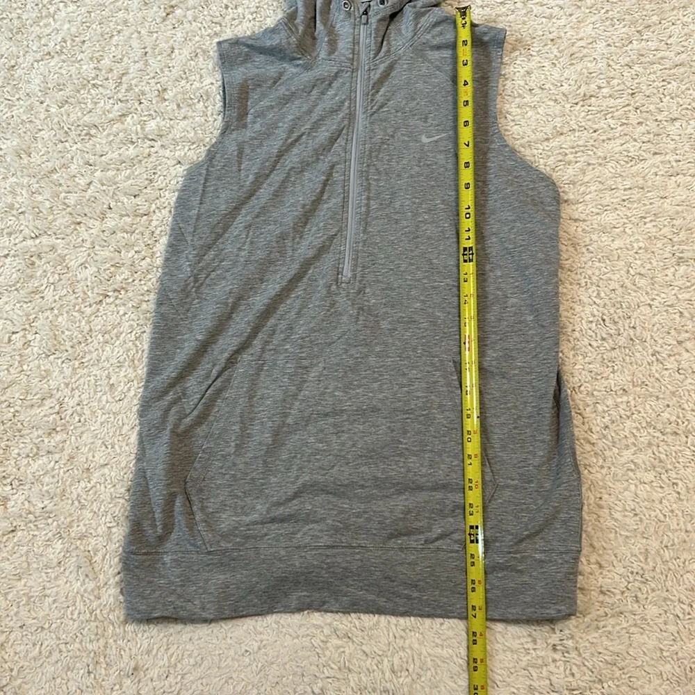 NIKE M hoodie 3/4 zip vest withh kangaroo front pocket
